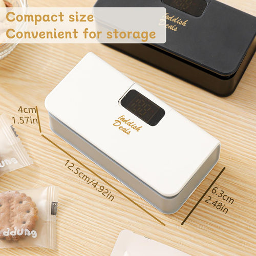 2026 MagniSeal, Suitable for Sealing of Snacks, Coffee and Pet Food Packaging, Bag Cutter, Rechargeable, Compact Food Storage Sealing Device.